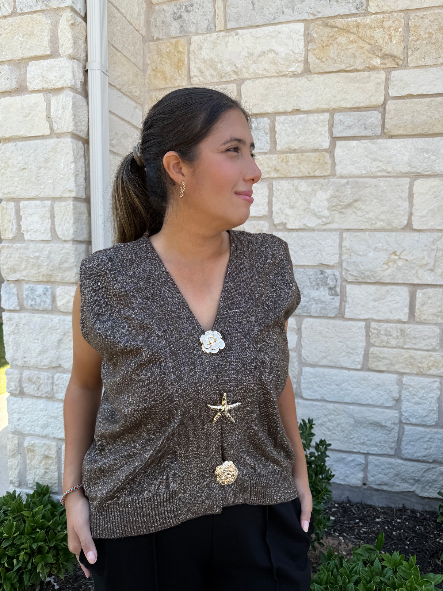 Vest Lurex Glitter