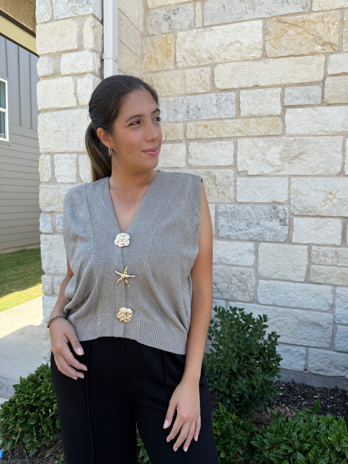 Vest Lurex Glitter