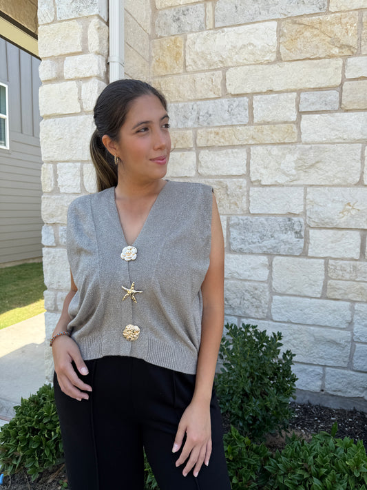 Vest Lurex Glitter
