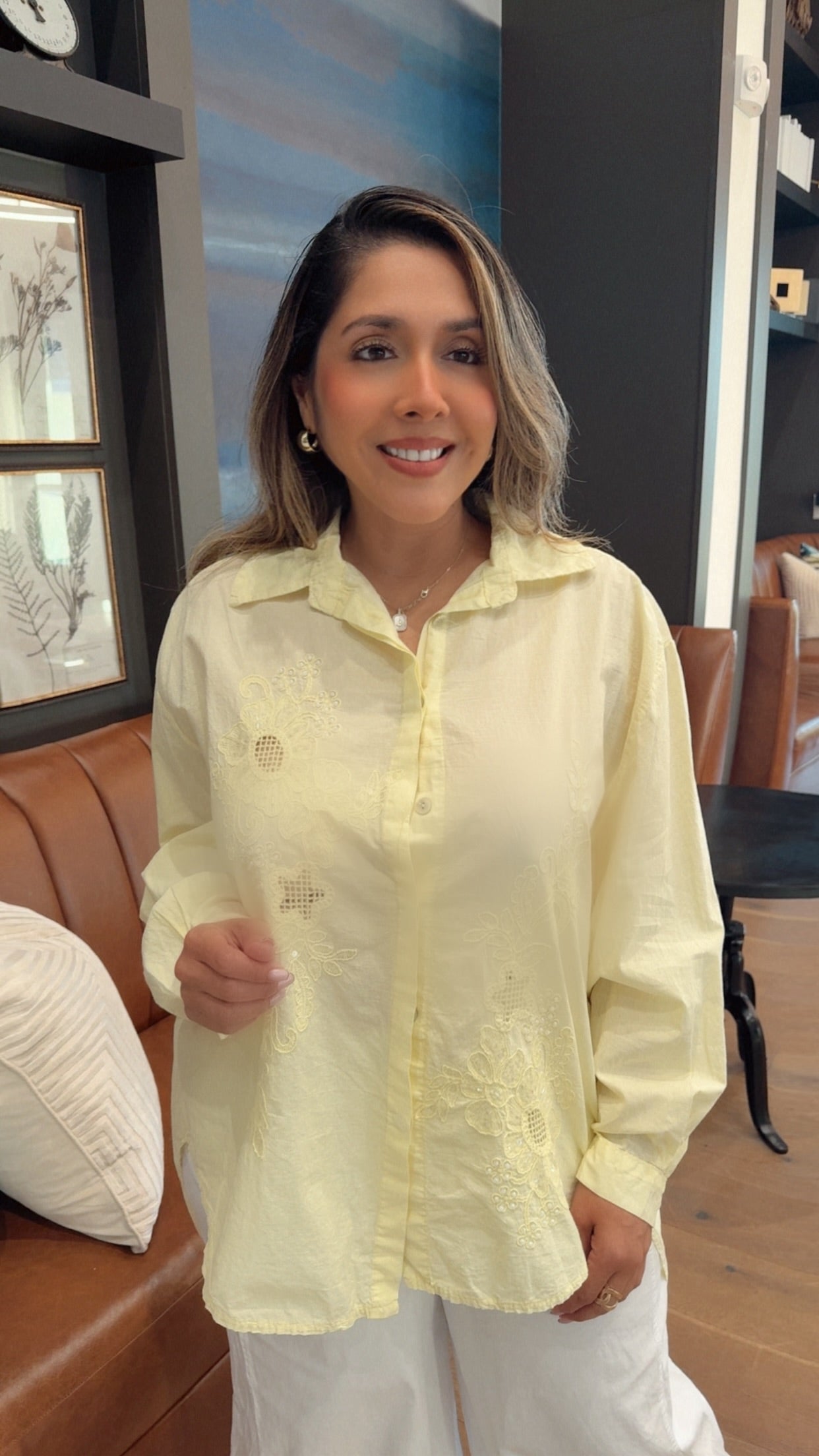 Cotton Shirt Embroidery